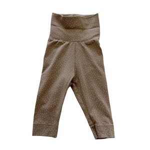 🔥3x20🔥 Baby girls pants Sz 2-4 months brown Leggings